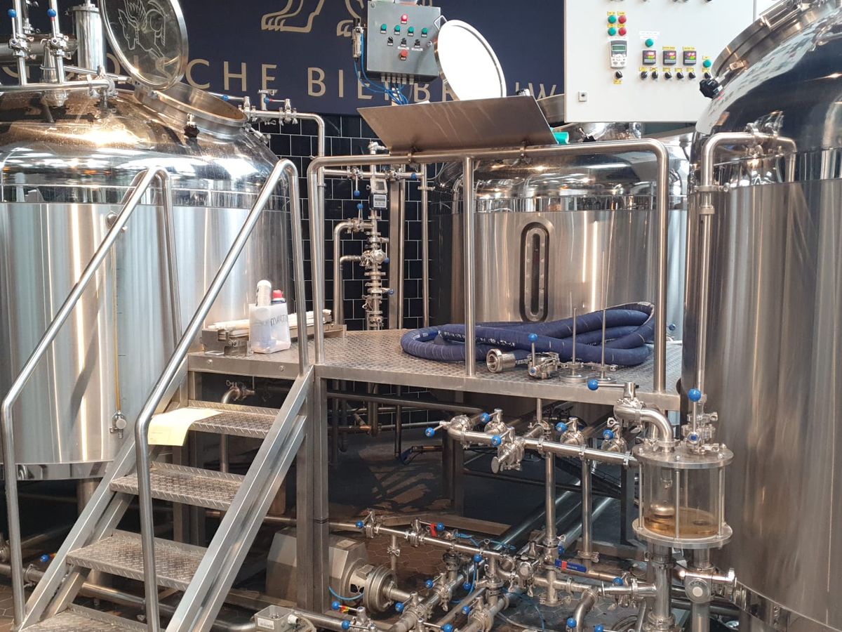 Brouwketels van de Gooische Bierbrouwerij