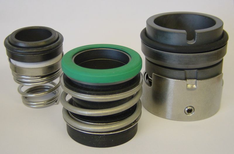 Verschillende mechanical seals en cartridge seals