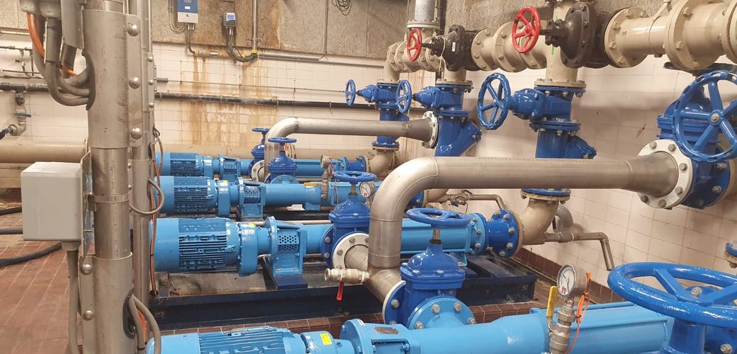 Jöhstadt monopompen in een rioolwaterzuiveringsinstallatie